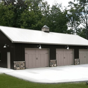 suburban garage hobby shop