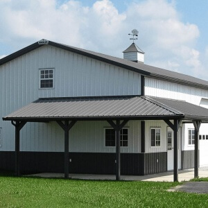 pole barn storage building