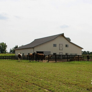 post frame horse barn