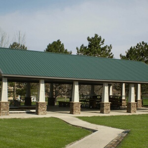 Pavilion Picnic Area Post Frame