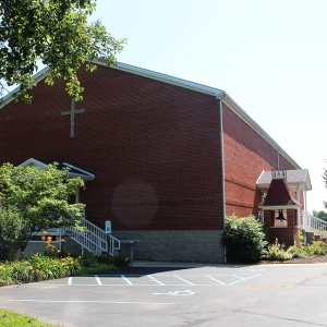 brick church building