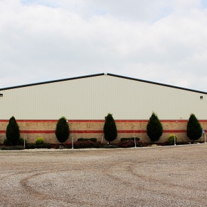 post frame gymnasium, pole barn school building