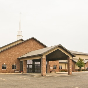 post frame church and gymnasium