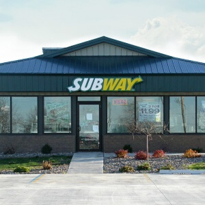 post frame restaurant subway