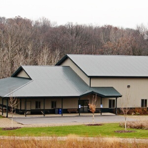 post frame camp facility recreation building
