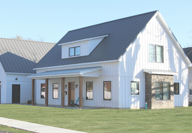 Energy-efficient home with solar-ready design and modern exterior