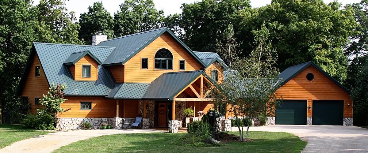 Residential building exterior showcasing Borkholder building packages